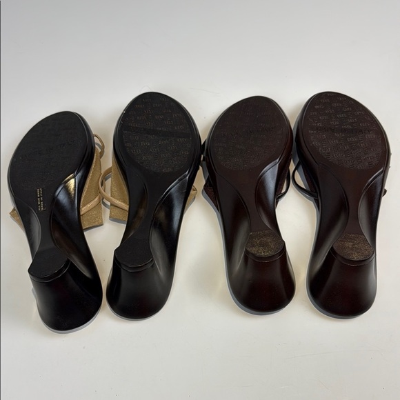 Italian Shoemakers Tan and Brown Sandals - Picture 6 of 8